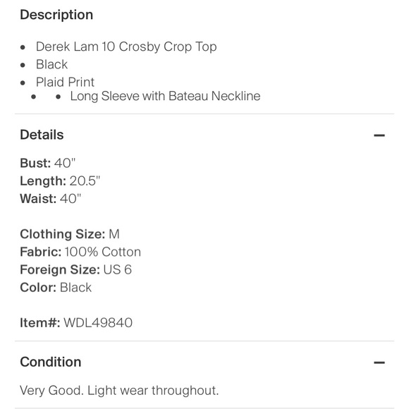 Derek Lam 10 Crosby Top - Picture 9 of 9